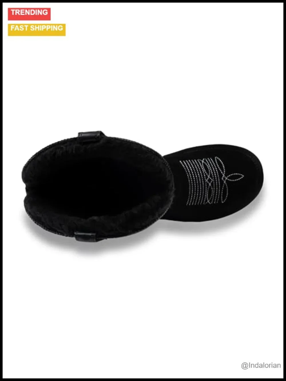 Genuine Leather Suede Platform Snow Boots Faux Fur Lining Pull On Memory Foam
